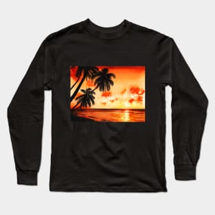 Ocean Sunset Long Sleeve T-Shirt